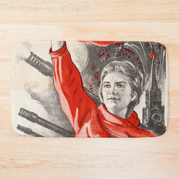 Item preview, Soviet Propaganda Poster Art | World War II Era Print | Motherland's Salute to Heroes | Vintage Wall Decor & Historic Artwork designed and sold by artofuniverse.