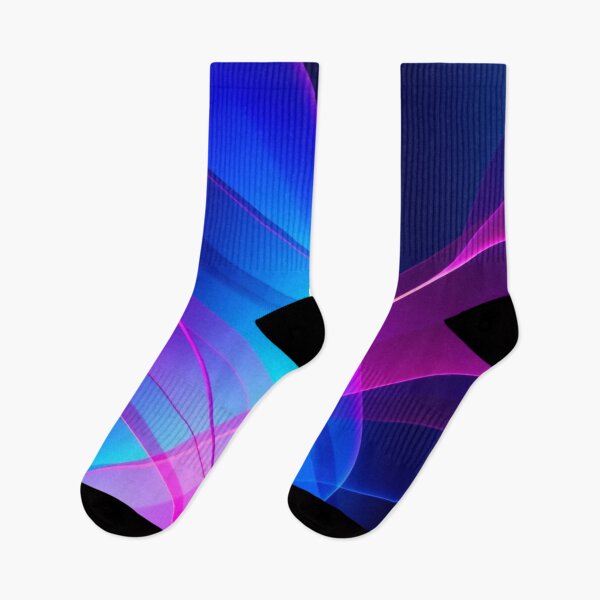 Item preview, Chromatic Waves “Aurora Pulse” | Neon Magenta and Cyan Gradient Flow designed and sold by CMdigit.