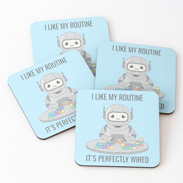 Item preview, I Like My Routine It’s Perfectly Wired Autism designed and sold by Joyful-Park.