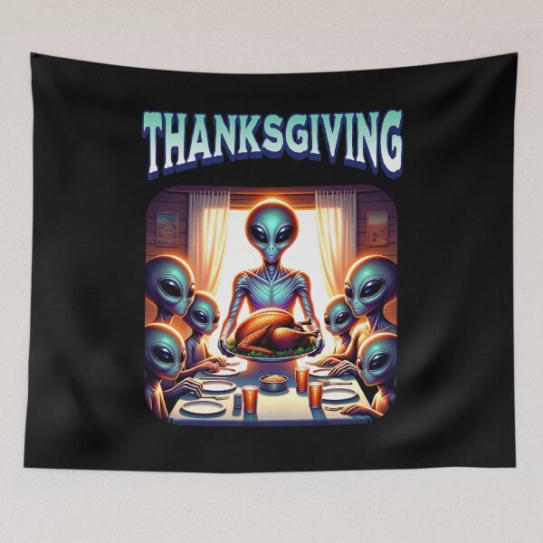 Item preview, Thanksgiving beautiful alien design designed and sold by ReneMM.