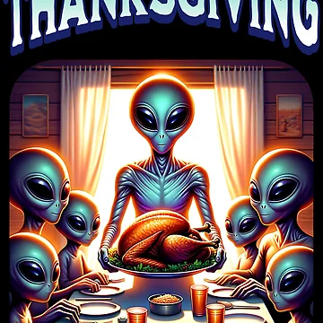 Artwork thumbnail, Thanksgiving beautiful alien design by ReneMM