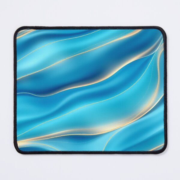 Item preview, Chromatic Waves “Quantum Tide” | Indigo and Gold Gradient Flow designed and sold by CMdigit.