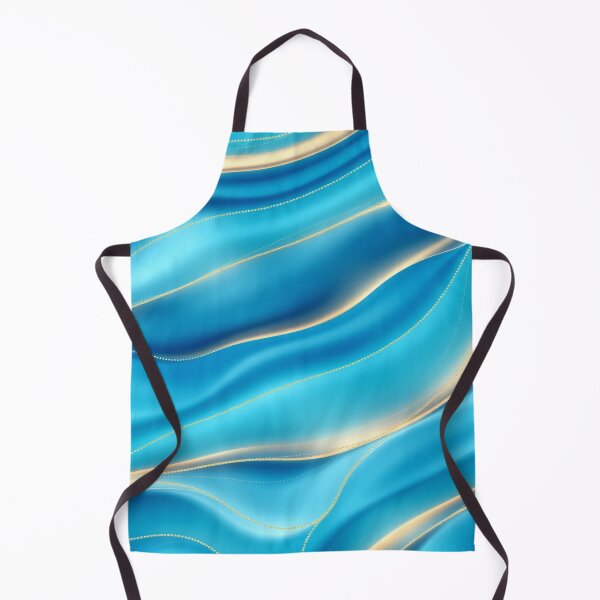 Item preview, Chromatic Waves “Quantum Tide” | Indigo and Gold Gradient Flow designed and sold by CMdigit.