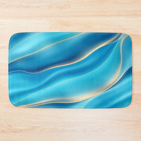 Item preview, Chromatic Waves “Quantum Tide” | Indigo and Gold Gradient Flow designed and sold by CMdigit.