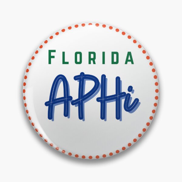 Item preview, Florida Sorority Football Gameday Pin Button designed and sold by Kickoff Buttons.