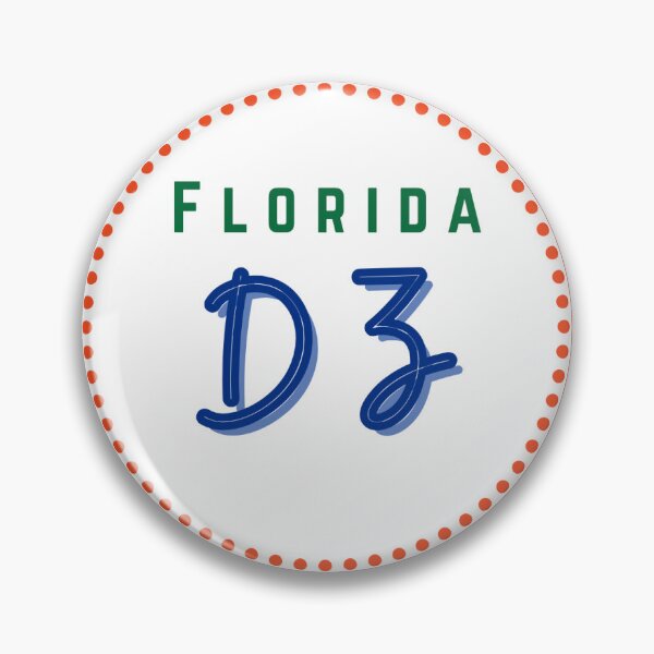 Item preview, Florida Sorority Football Gameday Pin Button designed and sold by Kickoff Buttons.