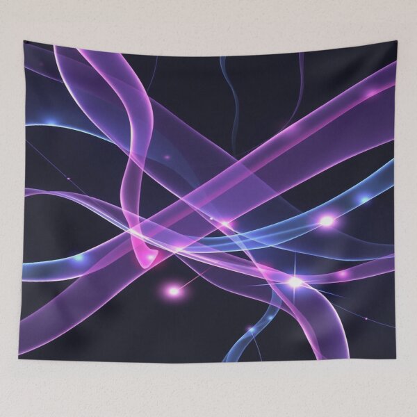 Item preview, Chromatic Waves “Neuroflux Veil” | Graphite and Pastel Neural Pattern designed and sold by CMdigit.