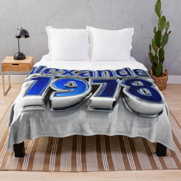 Item preview, Alexander 1978 – Blue Chrome Retro Name Design designed and sold by AlexLineArt.