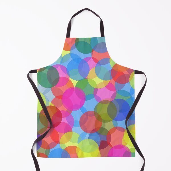 Item preview, Vibrant Overlay Circles Pattern: Abstract Rainbow Bubble Pop Art designed and sold by DeeLulu.