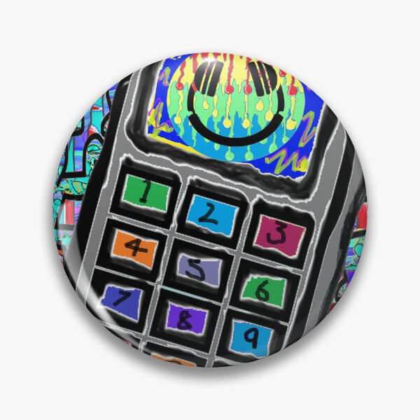 Item preview, graffiti phone retro 123 designed and sold by LowEndGraphics.