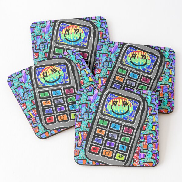 Item preview, graffiti phone retro 123 designed and sold by LowEndGraphics.