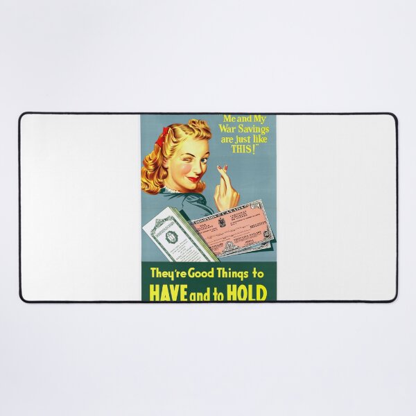 Item preview, Vintage WWII Canada Poster | 1940s Woman Winking | Me & My War Savings | Bold Mid-20th Century Art Print | Patriotic Wall Decor designed and sold by artofuniverse.