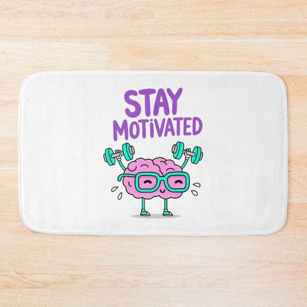 Item preview, Stay Motivated Brain Workout Dumbbells designed and sold by ArtCustomDesign.