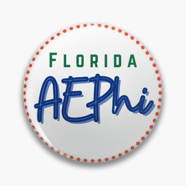Item preview, Florida Sorority Football Gameday Pin Button designed and sold by Kickoff Buttons.