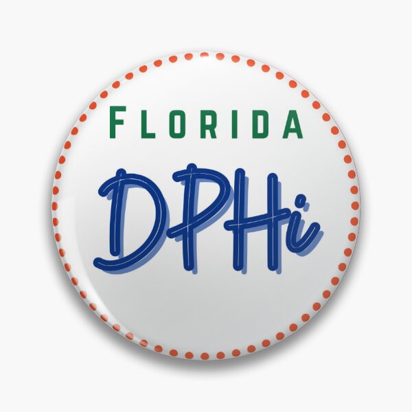Item preview, Florida Sorority Football Gameday Pin Button designed and sold by Kickoff Buttons.