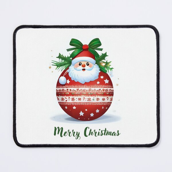 Item preview, Merry Christmas – Santa Ornament Holiday Design designed and sold by AmberWit.