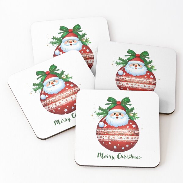 Item preview, Merry Christmas – Santa Ornament Holiday Design designed and sold by AmberWit.