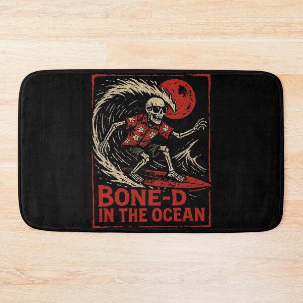 Item preview, Spooky Skeleton Surfer designed and sold by Shipwrecked2020.