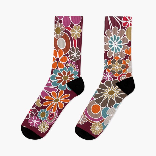 Item preview, Retro Groovy Floral Pattern designed and sold by Alondra.