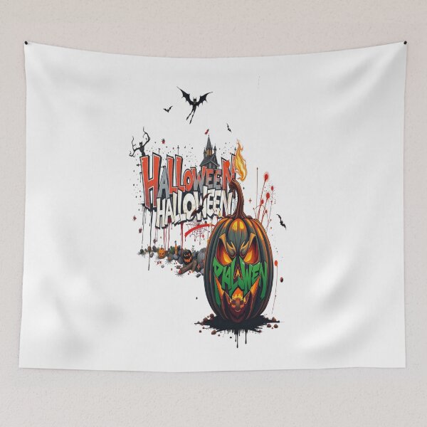 Item preview, halloween pumpkin graffiti art cool  designed and sold by atomsama.