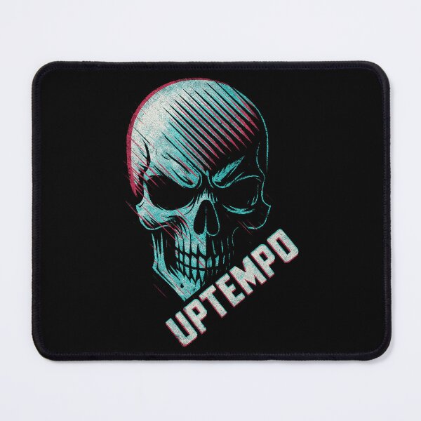 Item preview, Uptempo 3D Glitch Skull - Vaporwave Techno & Hardcore Design designed and sold by SPAZE-Typo.