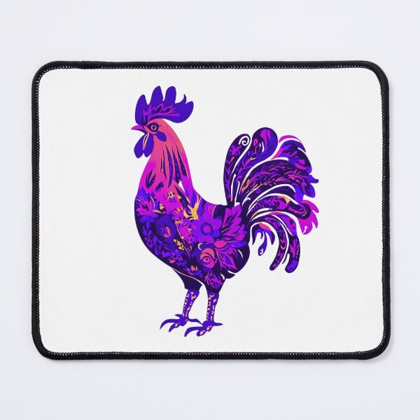 Item preview, Neon Folk Rooster – Modern Twist on Polish Tradition designed and sold by AmberWit.