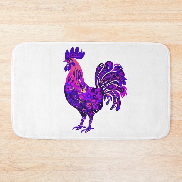 Item preview, Neon Folk Rooster – Modern Twist on Polish Tradition designed and sold by AmberWit.