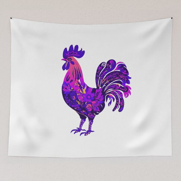 Item preview, Neon Folk Rooster – Modern Twist on Polish Tradition designed and sold by AmberWit.