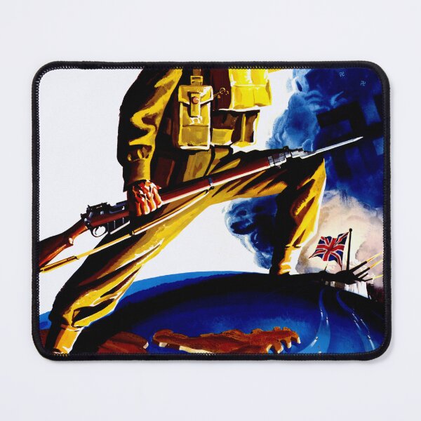 Item preview, Vintage WWII Canadian Propaganda Poster | Military Enlistment Art | Union Jack & Globe | Bold Symbols & Historic Imagery designed and sold by artofuniverse.
