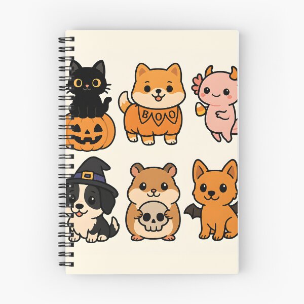 Item preview, Paw-kin Patch – Cute Halloween Pet Pumpkins Sticker Pack designed and sold by anniejunoaxie.