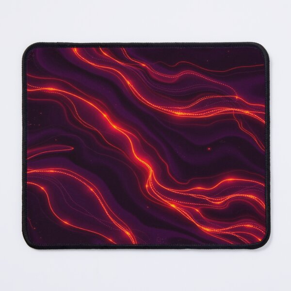 Item preview, Chromatic Waves “Pulse Divergence” | Fiery Amber and Crimson Energy Flow Pattern designed and sold by CMdigit.
