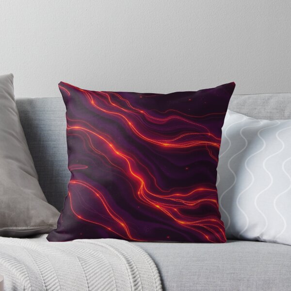 Item preview, Chromatic Waves “Pulse Divergence” | Fiery Amber and Crimson Energy Flow Pattern designed and sold by CMdigit.