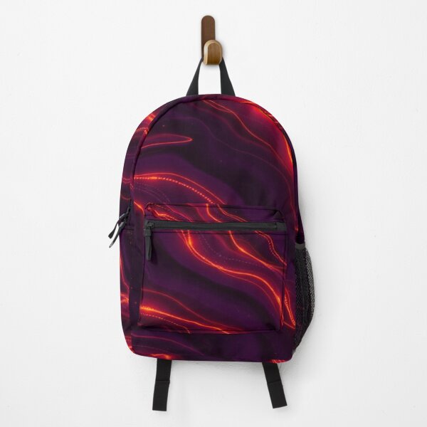 Item preview, Chromatic Waves “Pulse Divergence” | Fiery Amber and Crimson Energy Flow Pattern designed and sold by CMdigit.