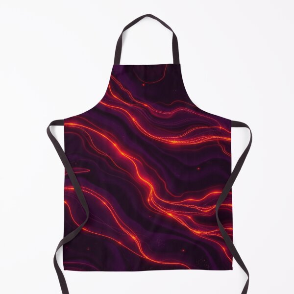 Item preview, Chromatic Waves “Pulse Divergence” | Fiery Amber and Crimson Energy Flow Pattern designed and sold by CMdigit.