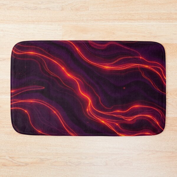 Item preview, Chromatic Waves “Pulse Divergence” | Fiery Amber and Crimson Energy Flow Pattern designed and sold by CMdigit.