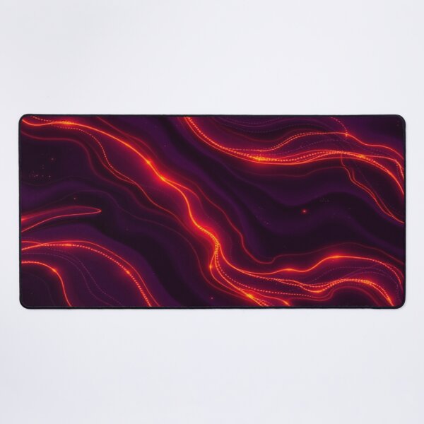 Item preview, Chromatic Waves “Pulse Divergence” | Fiery Amber and Crimson Energy Flow Pattern designed and sold by CMdigit.