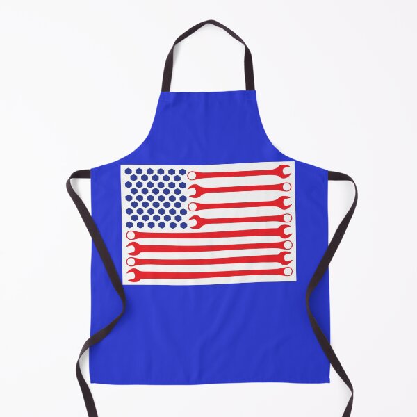 Item preview, Mechanic's American Flag - Wrenches and Nuts designed and sold by PIXEL POP DESIGNS - Beyond the Norm!.