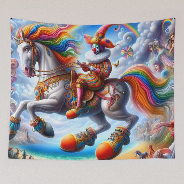 Item preview, The Clown’s Cosmic Ride designed and sold by daweave77.