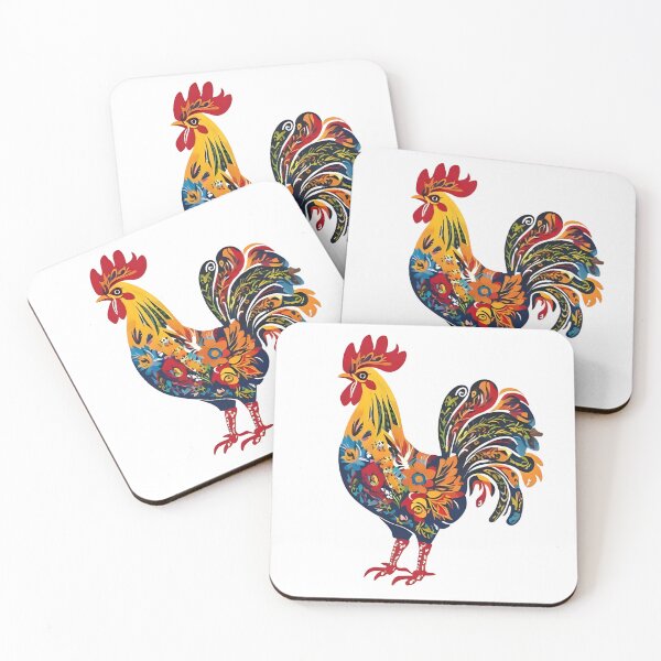 Item preview, Polish Folk Art Rooster – Kolorowy Kogut, Polska Tradycja designed and sold by AmberWit.