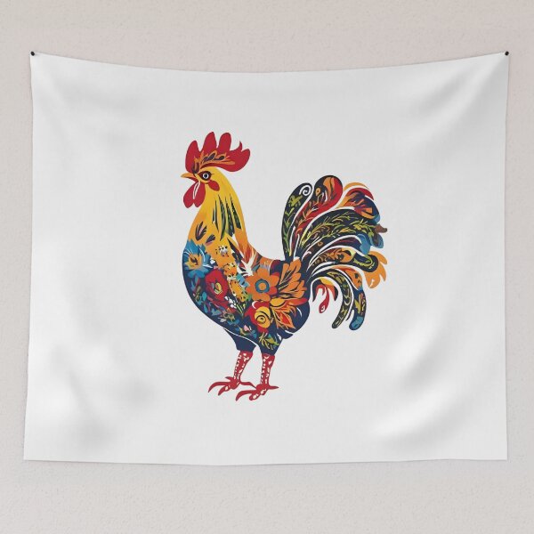 Item preview, Polish Folk Art Rooster – Kolorowy Kogut, Polska Tradycja  designed and sold by AmberWit.