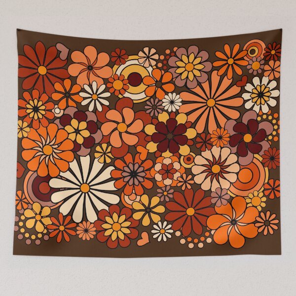 Item preview, Copy of Retro Groovy Floral Pattern designed and sold by Alondra.
