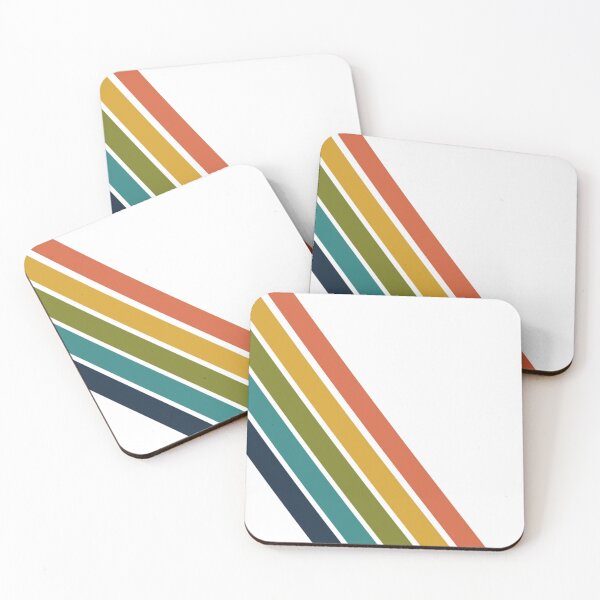 Item preview, Retro 70s Colors Vintage Stripe Pattern designed and sold by MarvinStudios.