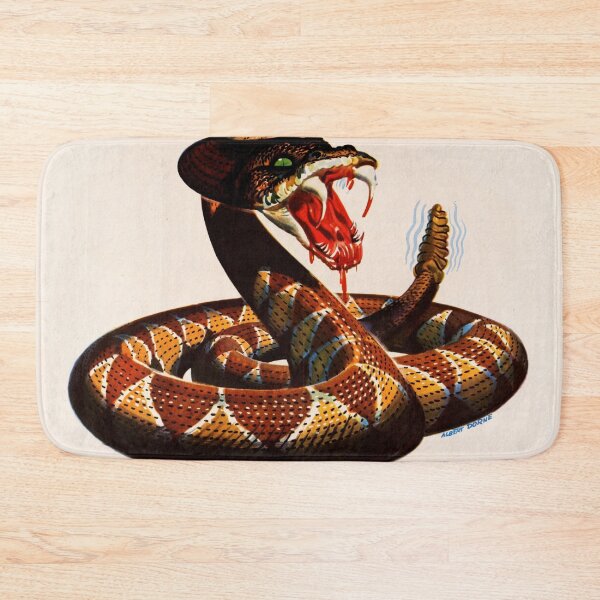 Item preview, World War II Propaganda Poster | Coiled Rattlesnake Art | Vivid Colors & Powerful Message | Historical Military Warning designed and sold by artofuniverse.