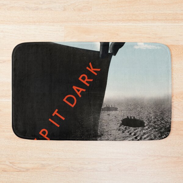 Item preview, WWII Propaganda Poster | Keep It Dark | Careless Talk Costs Lives | Secrecy & Security Art | Vintage Military Print designed and sold by artofuniverse.