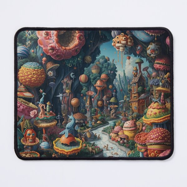 Item preview, Abstract Eden | Vibrant Reinterpretation of the Garden of Paradise designed and sold by PonmeOtraShop.