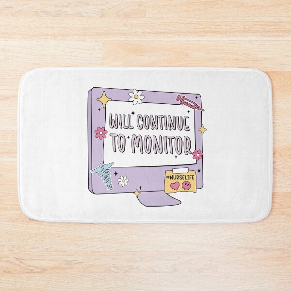 Item preview, Will Continue to Monitor – Funny Nurse Life Computer Charting Design designed and sold by MyMomentShirt.
