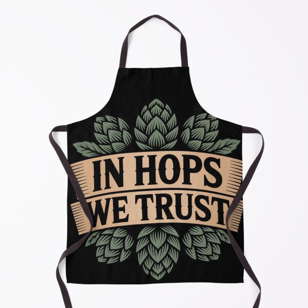 Item preview, Craft Beer Design – In Hops We Trust Retro Style designed and sold by CrunchyGoats.