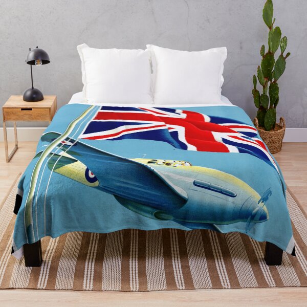 Item preview, WWII Propaganda Poster | Union Jack & Fighter Plane Art | Keep Them Both Flying | Speed Is Vital | Vintage War Art designed and sold by artofuniverse.