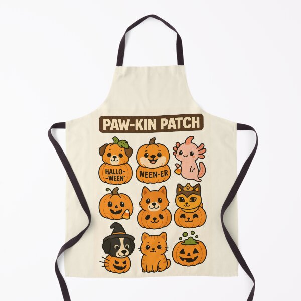 Item preview, Paw-kin Patch – Cute Halloween Pet Pumpkins Sticker Pack designed and sold by anniejunoaxie.