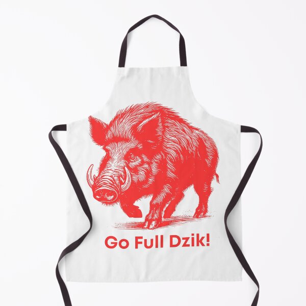 Item preview, Go Full Dzik – Wild Boar Power Design - Red Edition designed and sold by AmberWit.